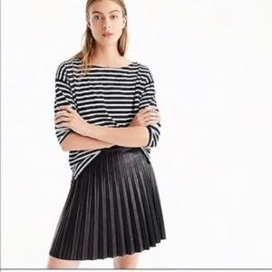 JCrew faux leather mini skirt - size 0